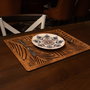 Hermia Juego de 6 Salvamanteles Plane - Walnut